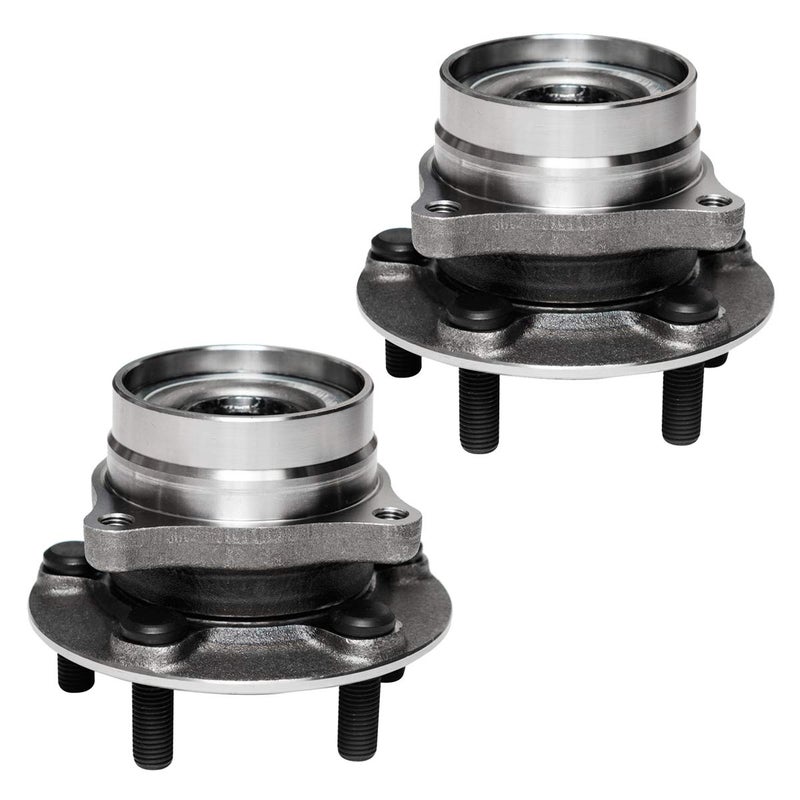 AUQDD Front Wheel Hub and Bearing Assembly Compatible With 2004 05 06 07 08 2009 Toyota Prius AUQDD 513265 x2 (Pair) [5 Lug Hub] - Image 1
